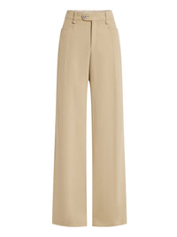 NO PORTE_Pantalon ample taille haute - Soft Tan