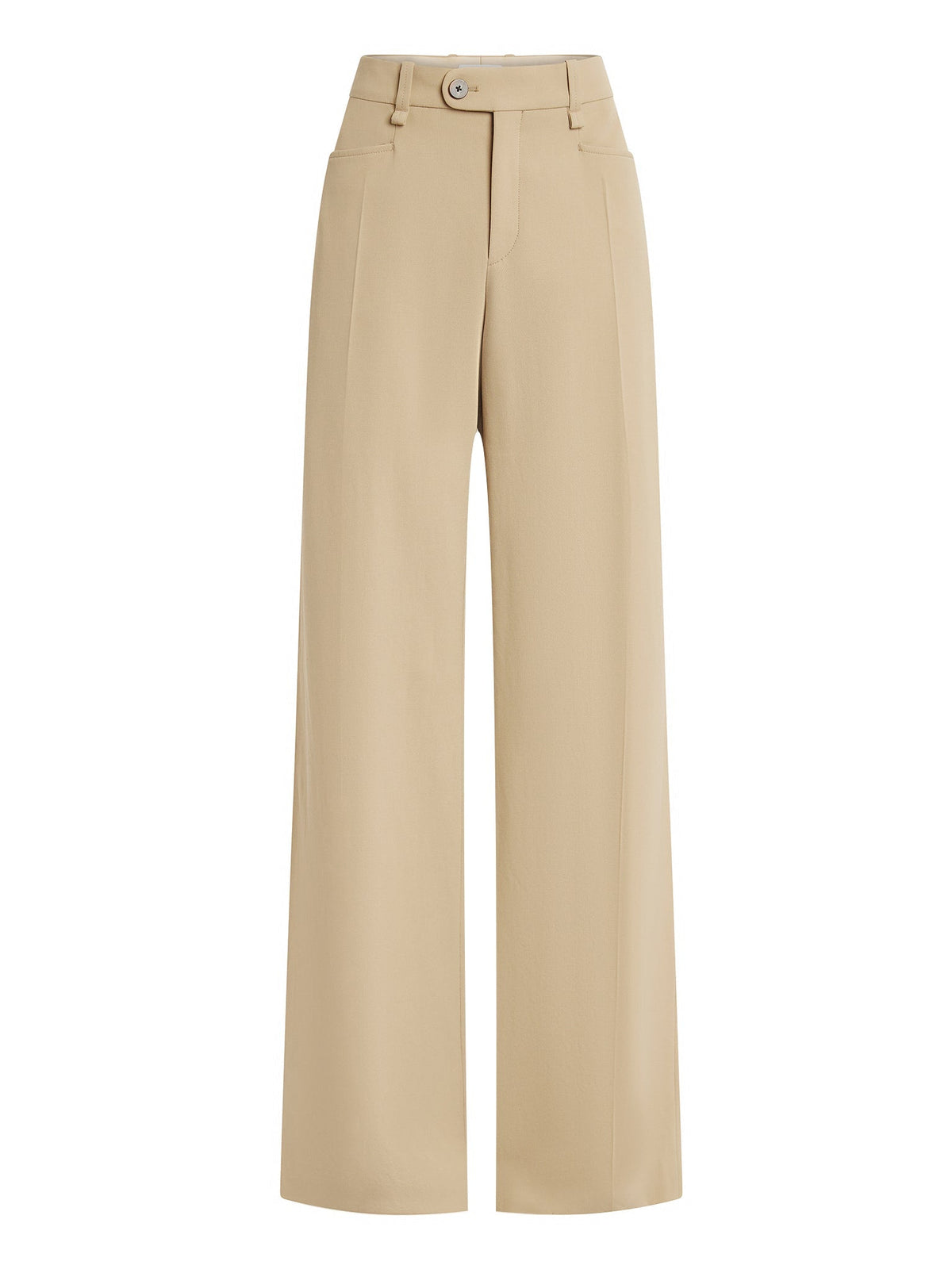 NO PORTE_Pantalon ample taille haute - Soft Tan