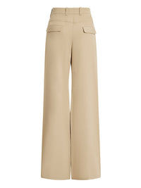 NO PORTE_Pantalon ample taille haute - Soft Tan