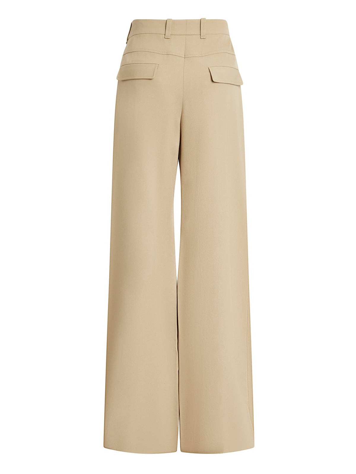NO PORTE_Pantalon ample taille haute - Soft Tan