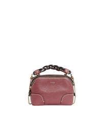 NO PORTE_Nano sac Edith en cuir - Sepia Brown