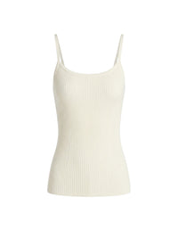 OK PORTE_Débardeur en laine - Lovely White