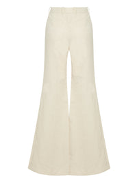 OK PORTE_Pantalon vertical en lin - Coconut Milk