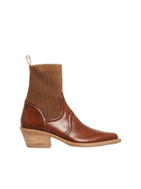 NO PORTE_Tan ANKLE BOOTS - Tan
