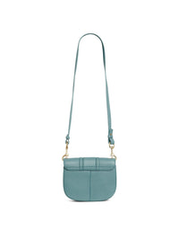 NO PORTE_Sac à bandoulière Hana en cuir - Mineral Blue