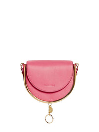 OK PORTE_Sac pochette Mara en cuir - Pushy Pink