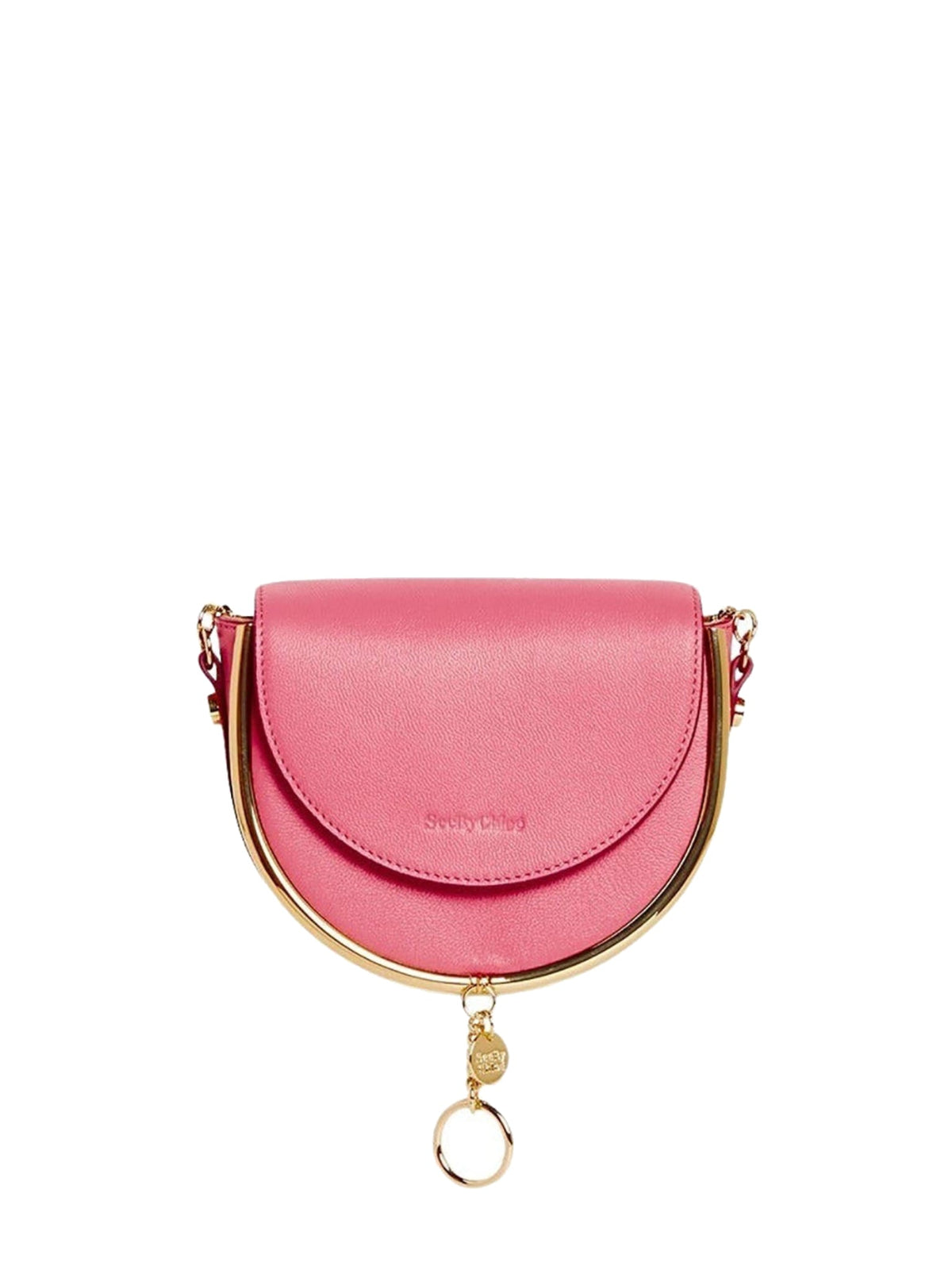 OK PORTE_Sac pochette Mara en cuir - Pushy Pink