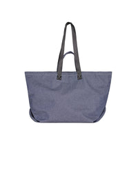 NO PORTE_Sac cabas en lin - Denim Blue