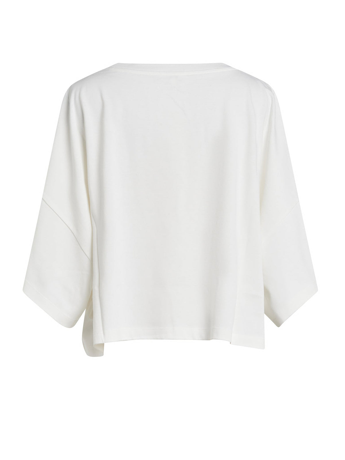 OK PORTE_T-shirt ample court à logo - White