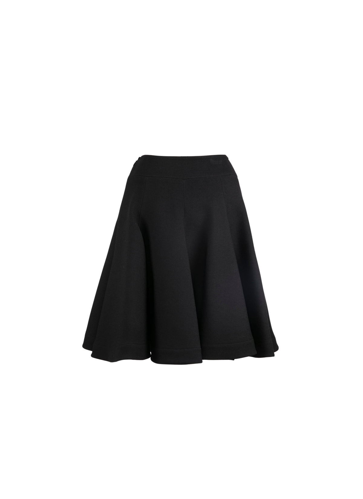 Plain skater skirt - Black intense