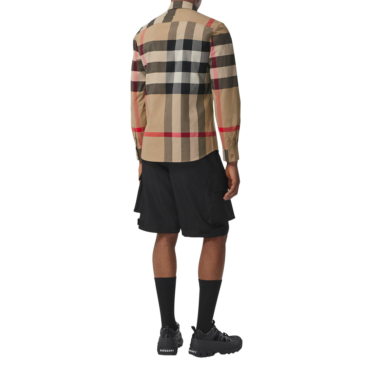 M CASUAL SHIRT LS ARCHIVE BEIGE IP CHK