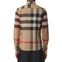 M CASUAL SHIRT LS ARCHIVE BEIGE IP CHK