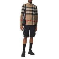 M CASUAL SHIRT LS ARCHIVE BEIGE IP CHK
