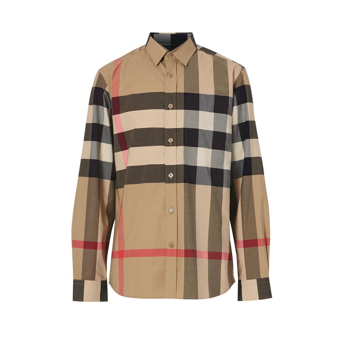 M CASUAL SHIRT LS ARCHIVE BEIGE IP CHK