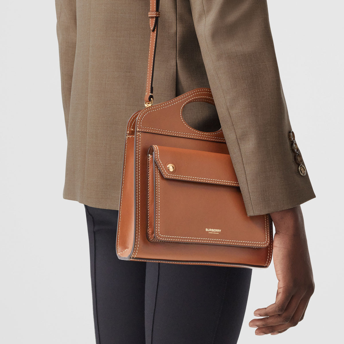 W TOP HANDLE BAG BRUN MALT