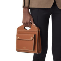 W TOP HANDLE BAG BRUN MALT