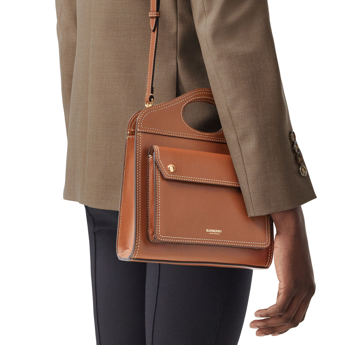 W TOP HANDLE BAG BRUN MALT