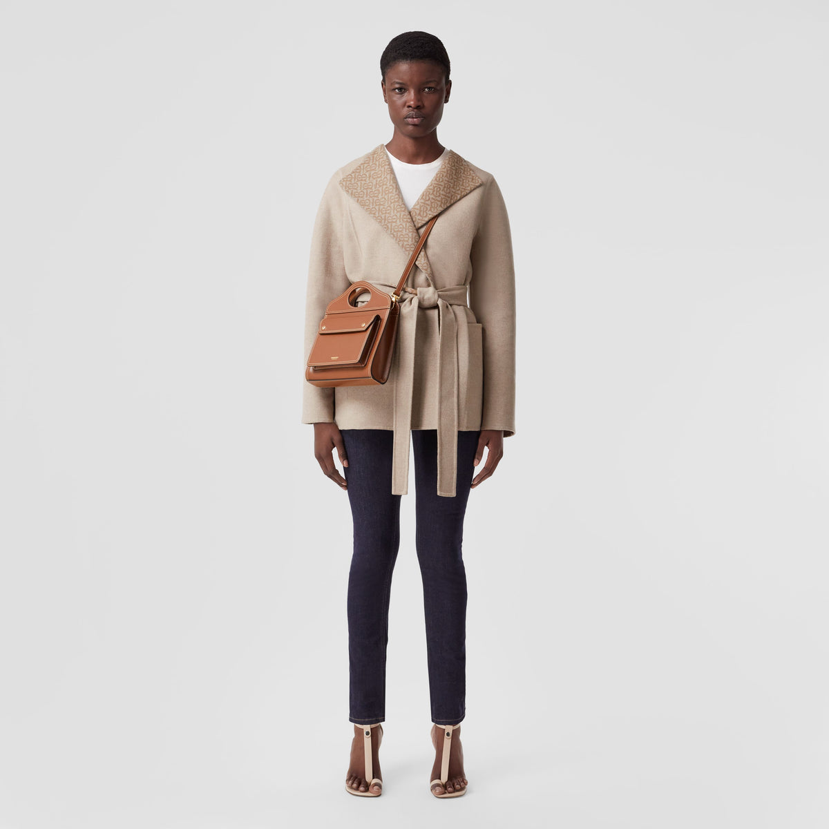 W TOP HANDLE BAG BRUN MALT