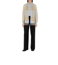 CASHMERE SCARVES Bleu pâle/Beige Arc
