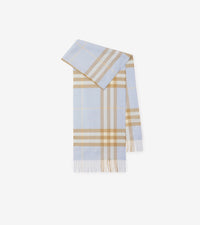 CASHMERE SCARVES Bleu pâle/Beige Arc