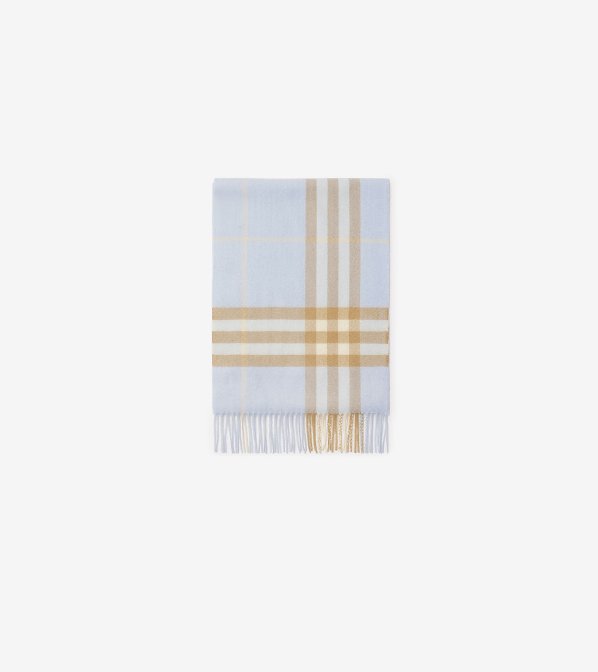 CASHMERE SCARVES Bleu pâle/Beige Arc