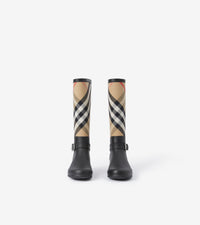 W RAINBOOT NOIR/BEIGE ARCHIVE