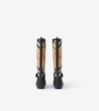 W RAINBOOT NOIR/BEIGE ARCHIVE