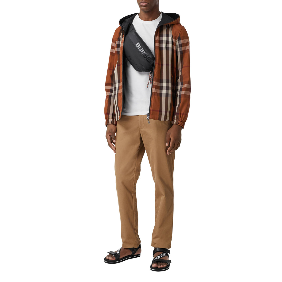 M ANORAK CHK BOULEAU FONCÉ BRUN