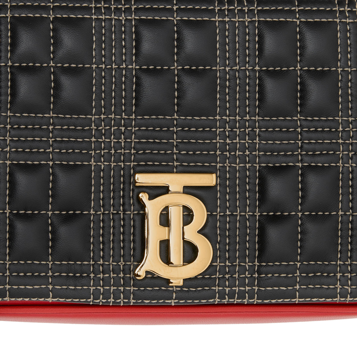 W CROSSBODY BAG Noir/Rouge/Camel