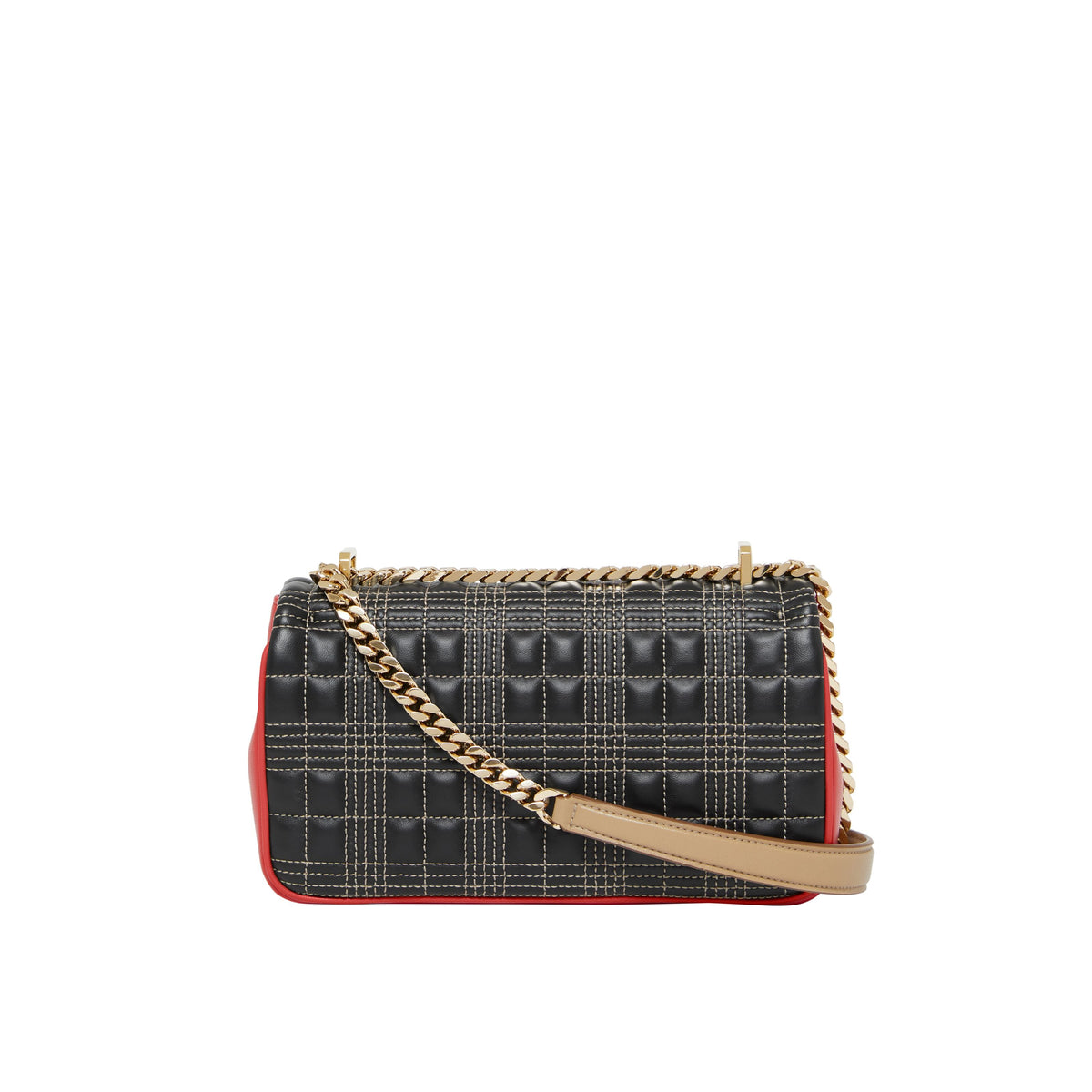 W CROSSBODY BAG Noir/Rouge/Camel