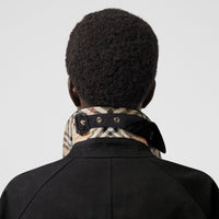 W S BREASTED COAT NOIR