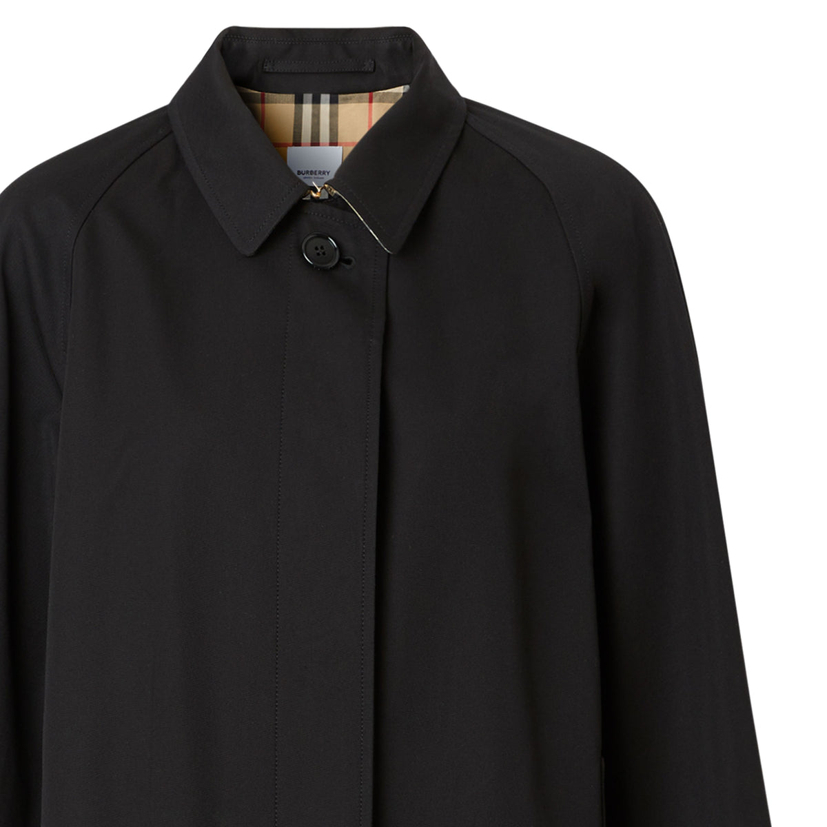 W S BREASTED COAT NOIR