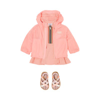 INF GIRL JACKETS ROSE ARGILE CLAIR