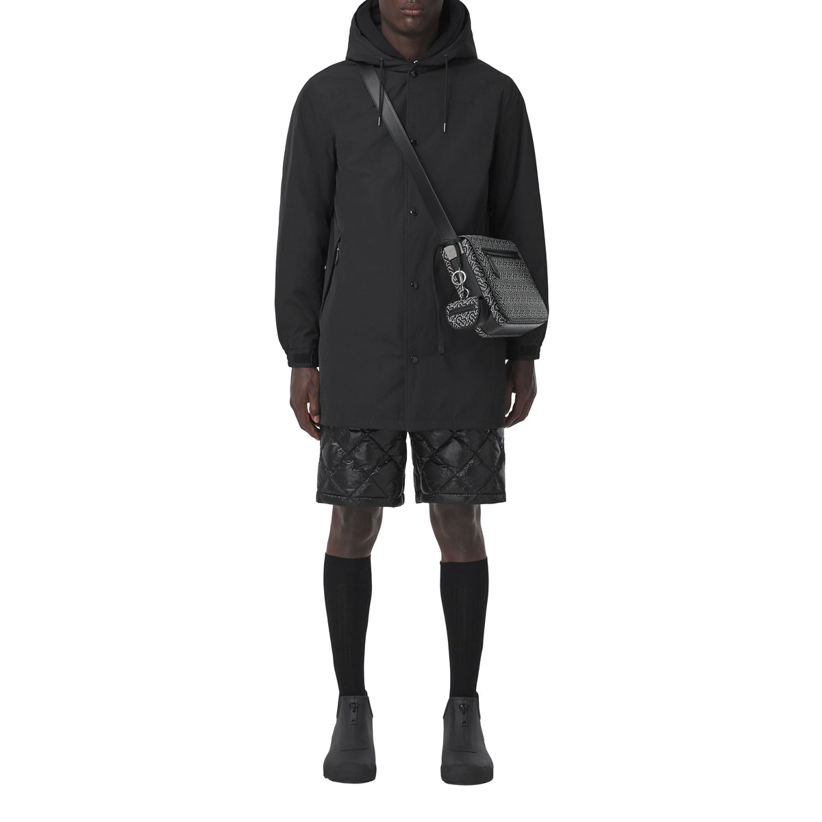 M MESSENGER BAG NOIR BLANC