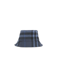 M BUCKET HAT Bleu encre (carreaux IP)