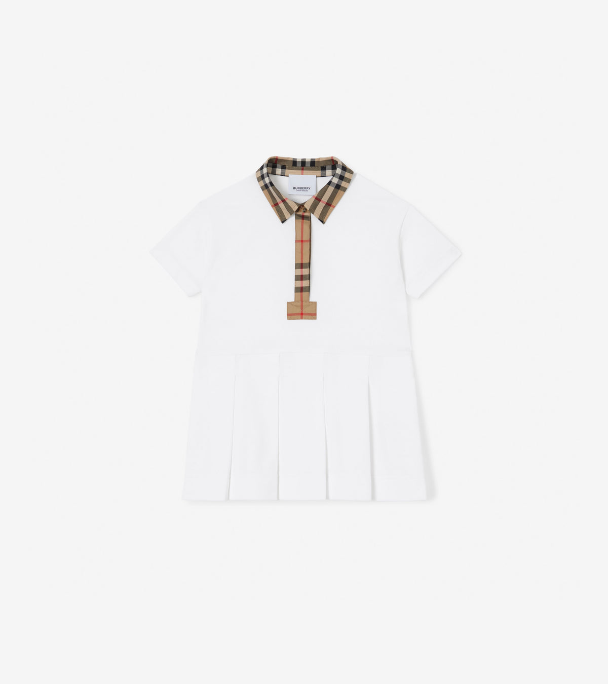 INF GIRL JERSY DRESS BLANC