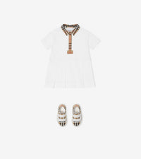 INF GIRL JERSY DRESS BLANC