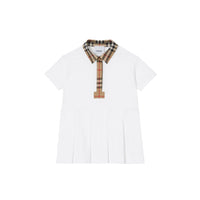INF GIRL JERSY DRESS BLANC