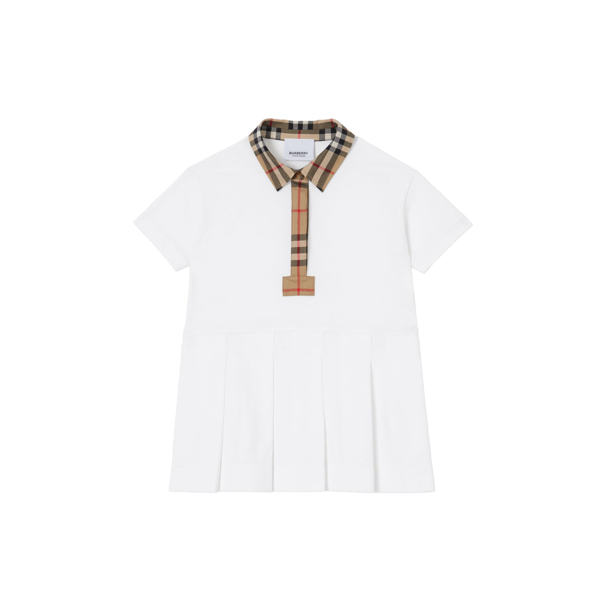 INF GIRL JERSY DRESS BLANC