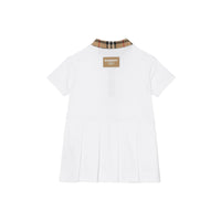 INF GIRL JERSY DRESS BLANC