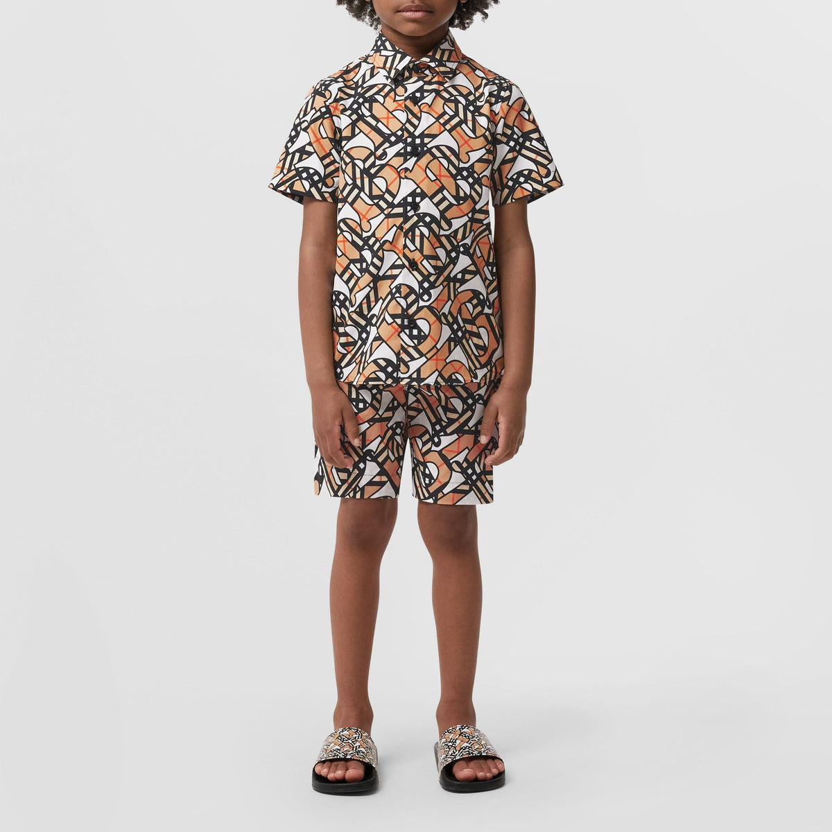 KID BOY SHIRTS MOTIF IP BLANC