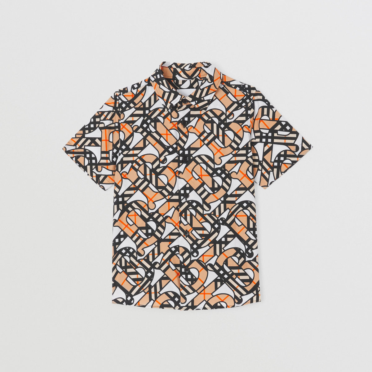KID BOY SHIRTS MOTIF IP BLANC