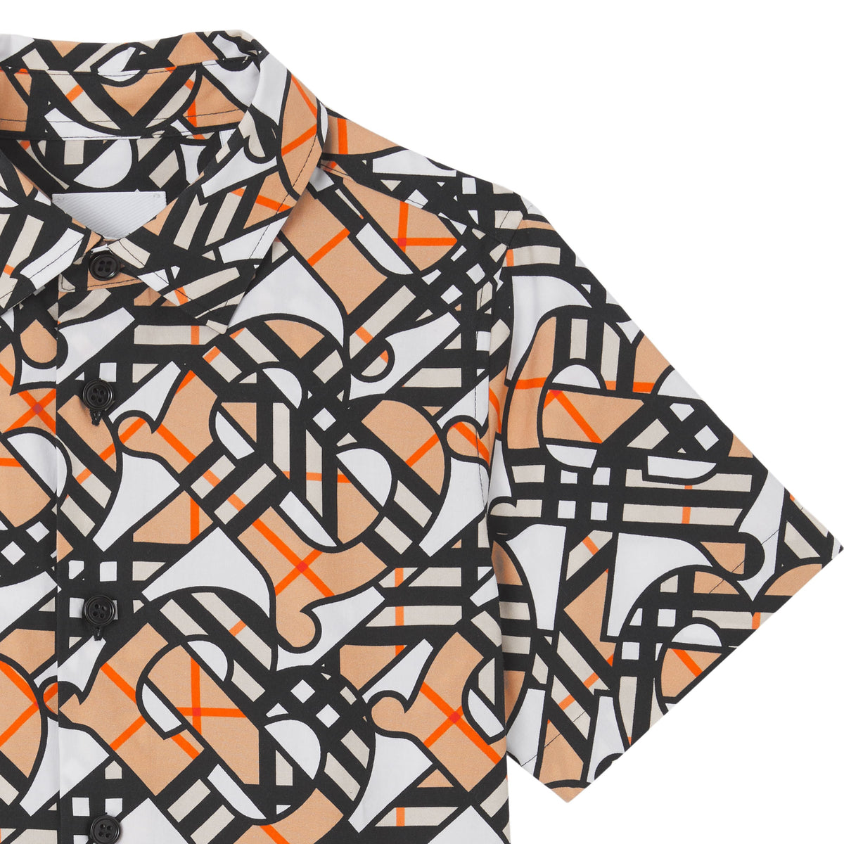 KID BOY SHIRTS MOTIF IP BLANC