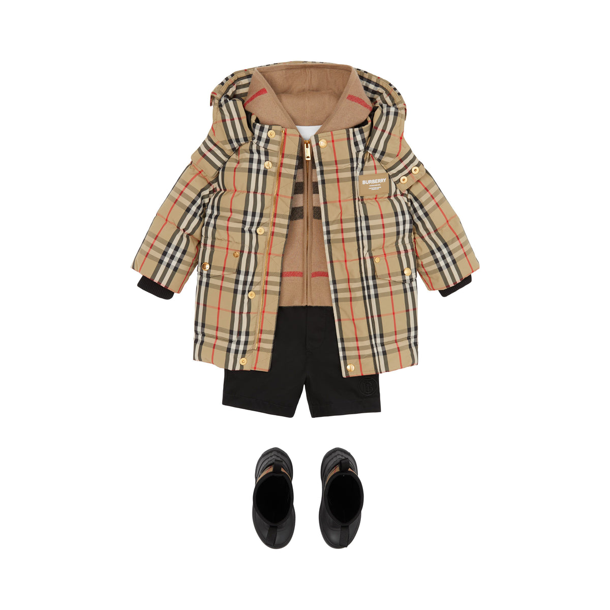 INF BOY PUFFER ARCHIVE BEIGE IP CHK