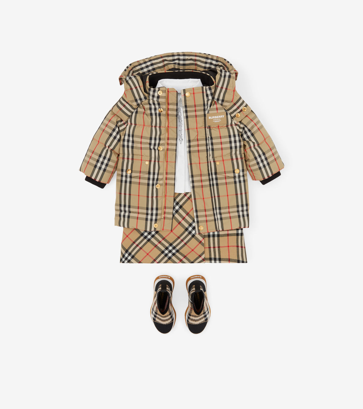 INF BOY PUFFER ARCHIVE BEIGE IP CHK