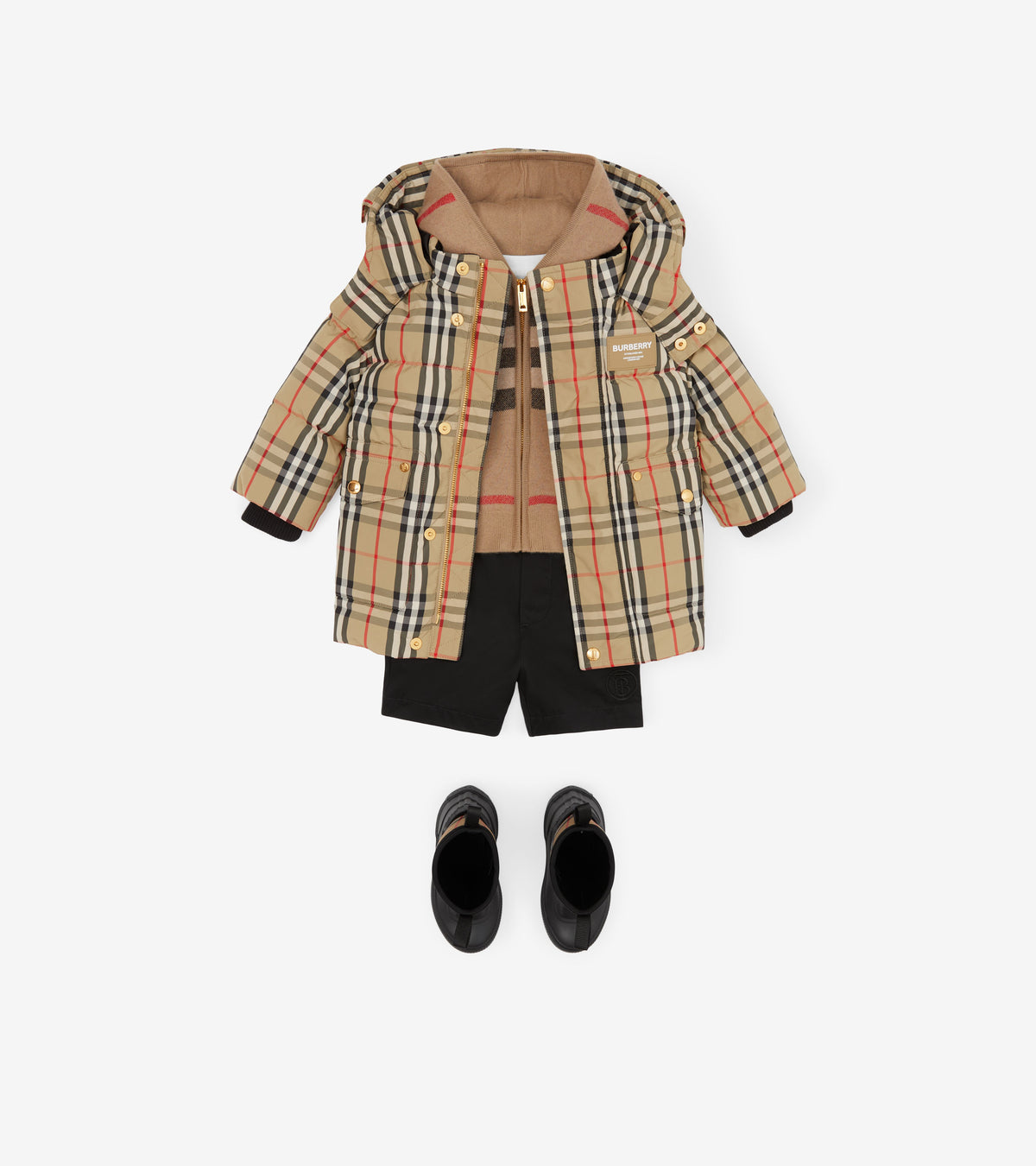 INF BOY PUFFER ARCHIVE BEIGE IP CHK