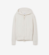 W KNIT FULL ZIP BLANC NATUREL