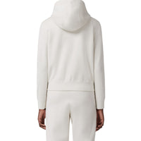 W KNIT FULL ZIP BLANC NATUREL
