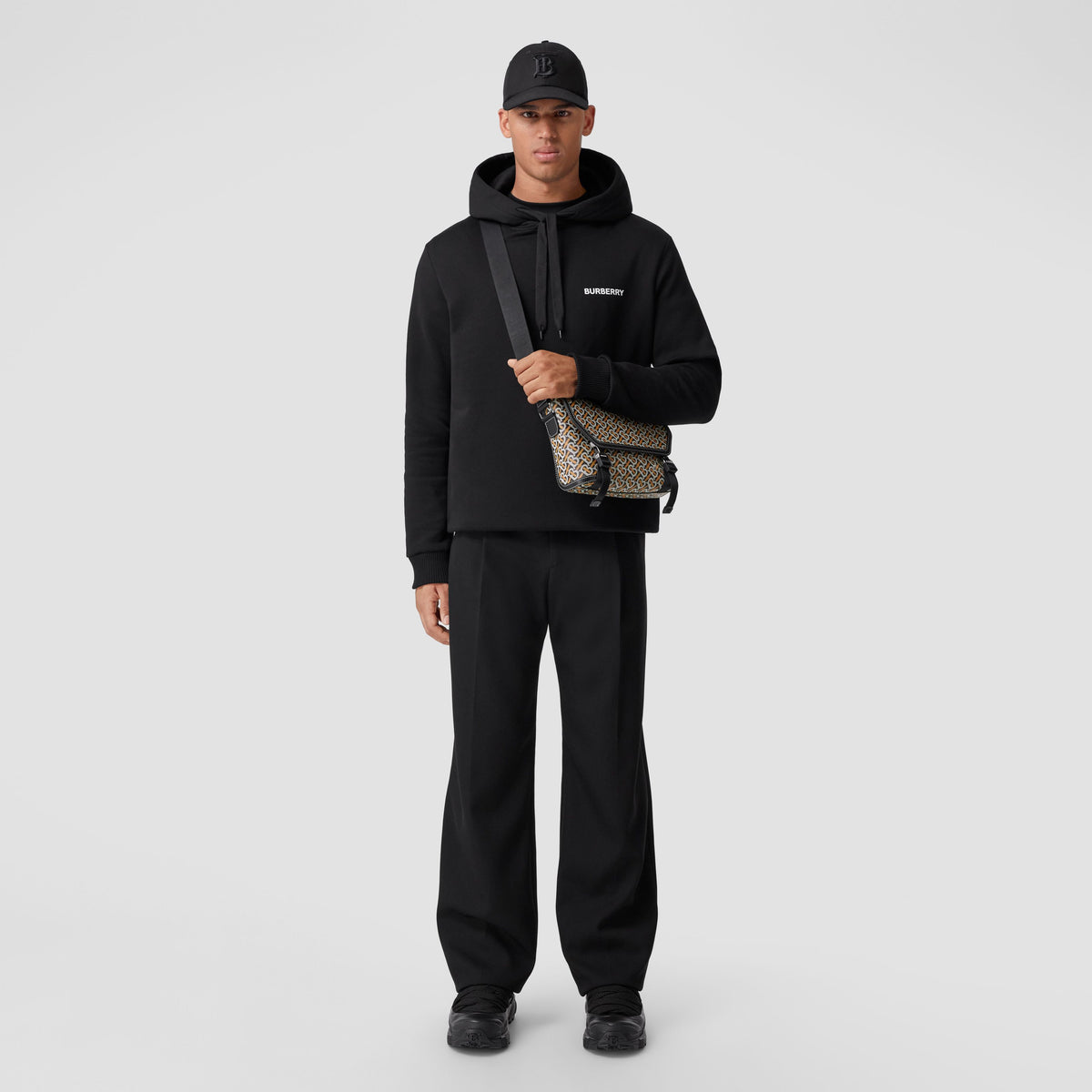 M MESSENGER BAG NOIR/ORANGE
