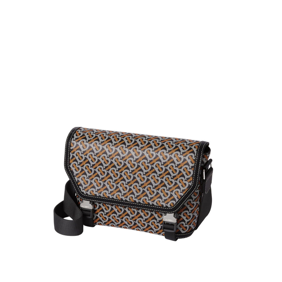 M MESSENGER BAG NOIR/ORANGE